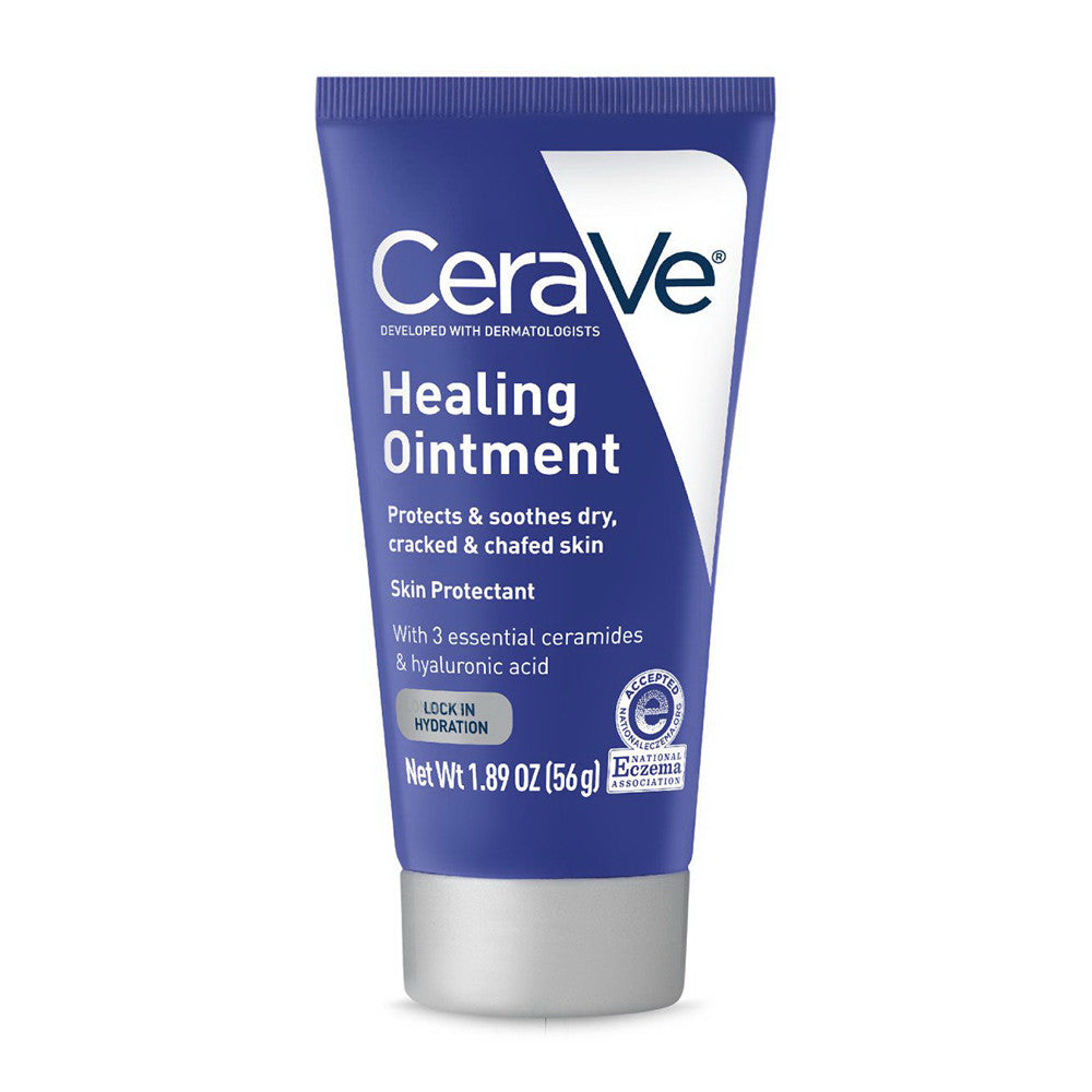 CeraVe Healing Ointment Skin Protectant, Lanolin And Fragrance Free, 1.89 Oz